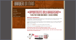 Desktop Screenshot of barberonmain.com