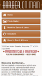 Mobile Screenshot of barberonmain.com